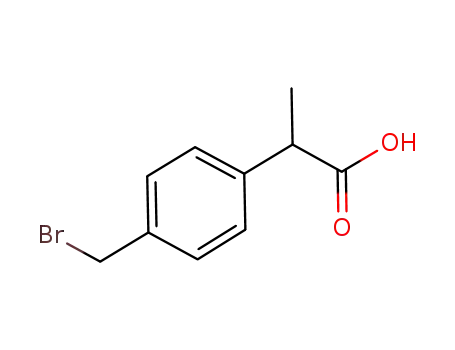 2-[4-(bromomethyl)phenyl]propanoic acid